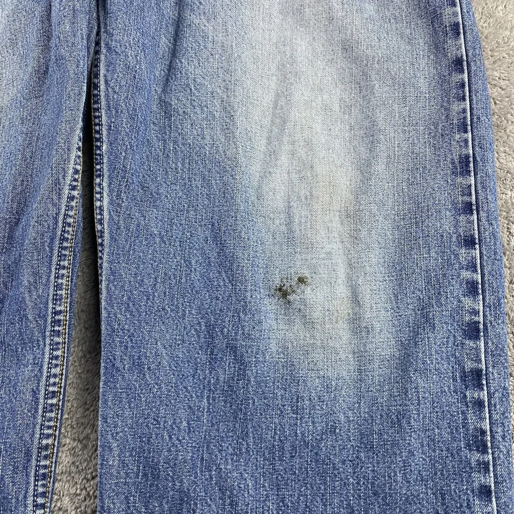 Levis 569 Loose Straight Jeans Mens 38x34 Blue Medium‎ Wash Mid Rise VTG